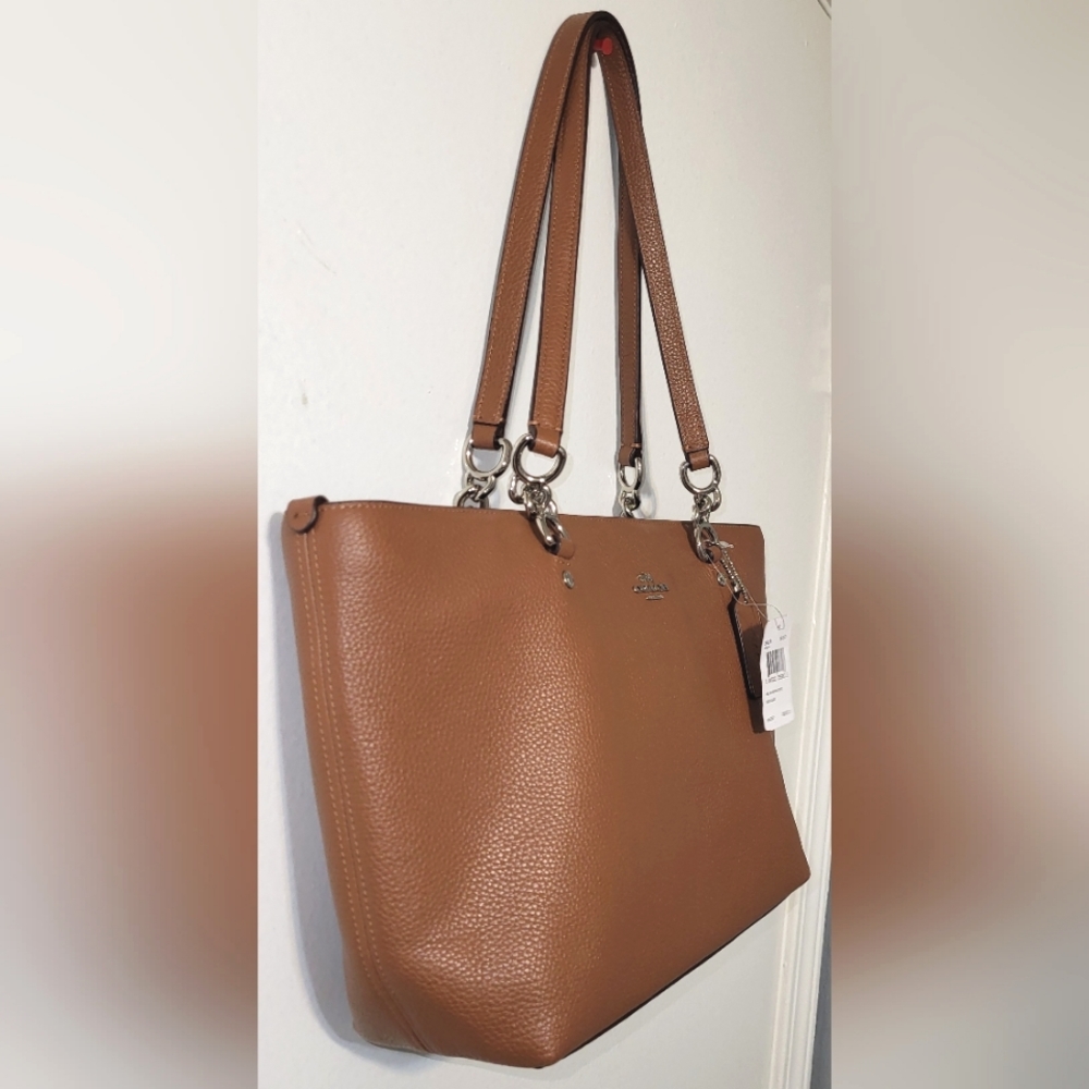 🐎 [NWT] Coach Sophia (SM) Polished Pebble Tote